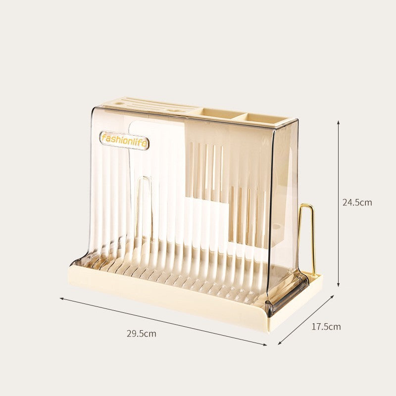 Detachable Cream Stove Storage Shelf - Multi-Functional Kitchen Organizer, PET PS Material
