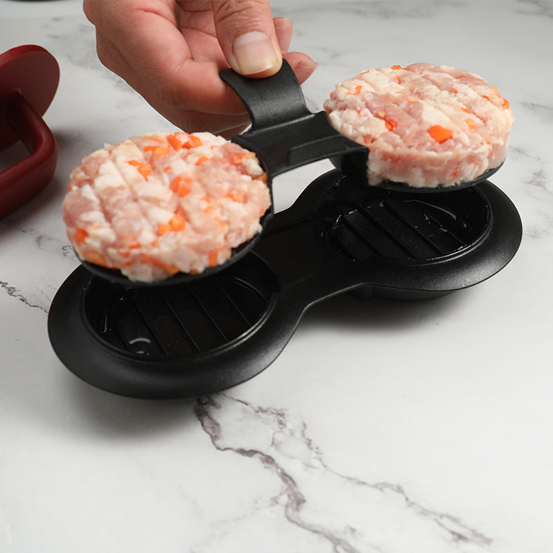Modern Kitchen Burger Press Mold - Food Grade ABS, 20x10cm, Lightweight