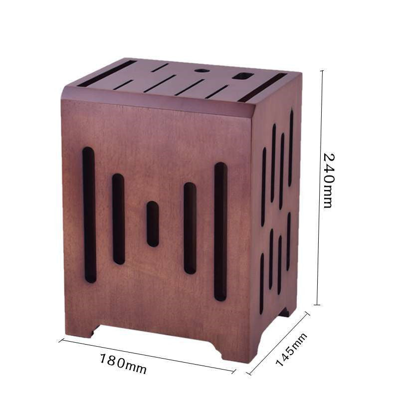 Ventilated Kitchen Knife Holder - Mold and Moisture Resistant, Wall-Mountable & Tabletop