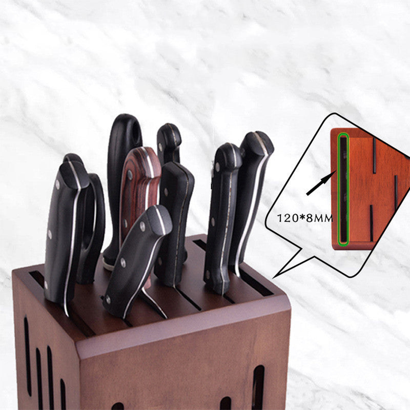 Ventilated Kitchen Knife Holder - Mold and Moisture Resistant, Wall-Mountable & Tabletop