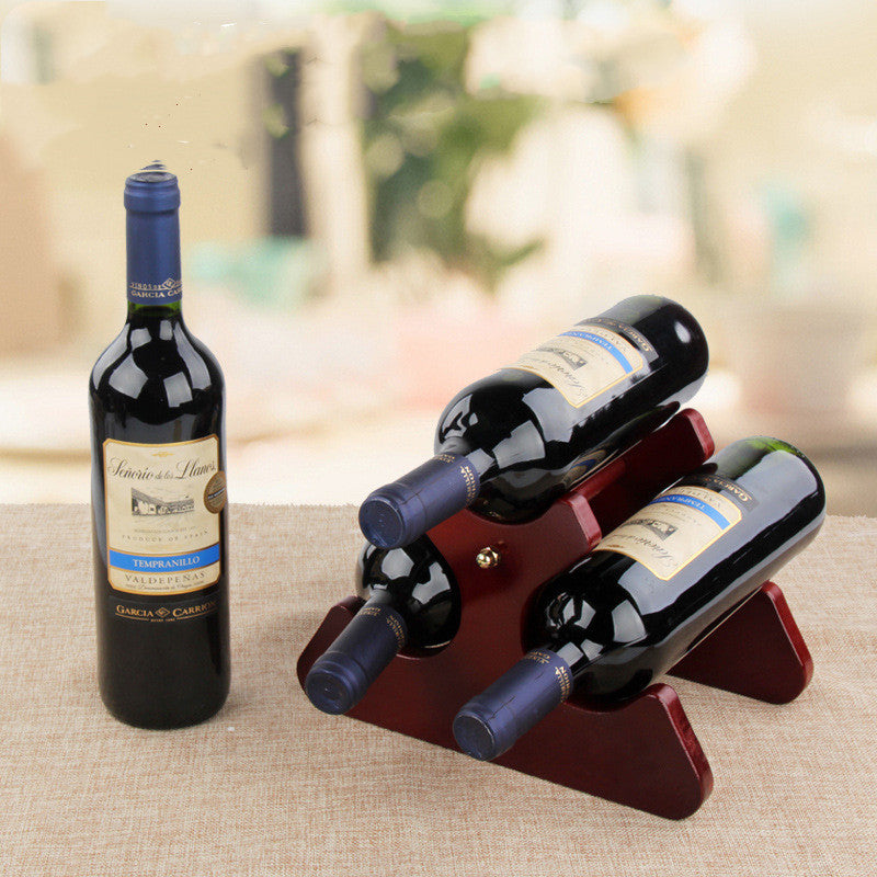 European Light Luxury Wooden Wine Rack - Creative Design, Various Types