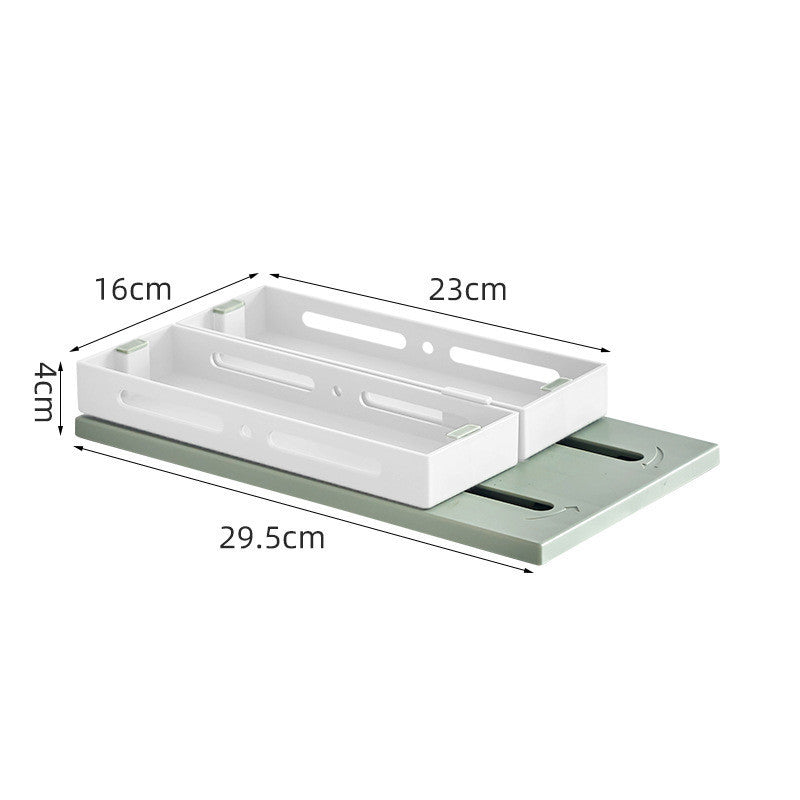 Under Sink Pull-Out Spice Rack - Single/Double Layer, Fashionable & Simple Design