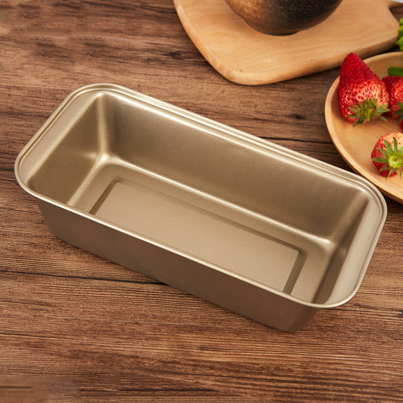 Versatile Toast Bread Mold - High-Quality Carbon Steel, Non-Stick, Rectangular, Multiple Colors