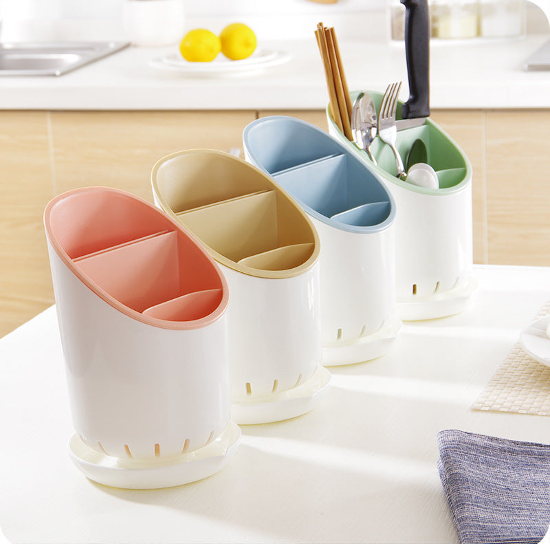 Detachable Kitchen Storage Drain Rack Barrel - Keep Your Table Clean & Organized