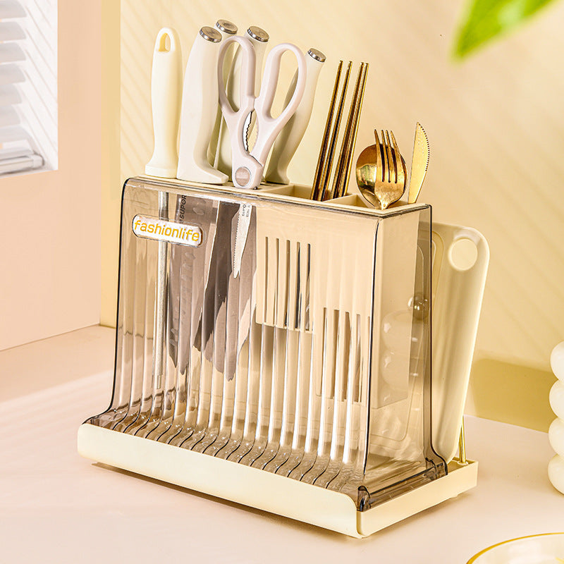 Detachable Cream Stove Storage Shelf - Multi-Functional Kitchen Organizer, PET PS Material