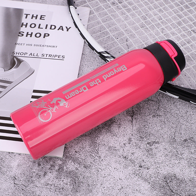 Insulated Bike Water Bottle - 500ml Stainless Steel Sports Kettle for Hot & Cold Drinks