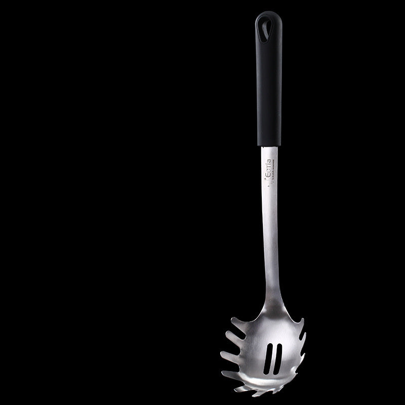 Luxury Stainless Steel Kitchen Utensils Set - 430 Stainless Steel with PP Spray Rubber Handles