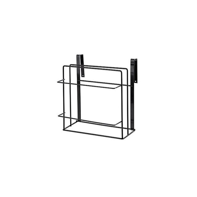 Double Layer Towel Rack & Chopping Board Holder - Nail-Free, Durable Iron, Space-Saving
