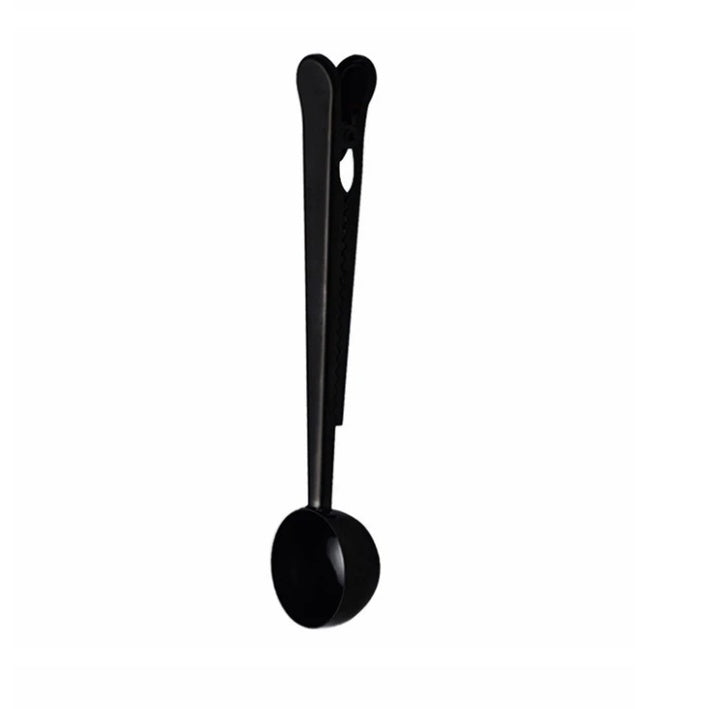 Stainless Steel Coffee Clip Spoon - Multi-Function Scoop and Clip