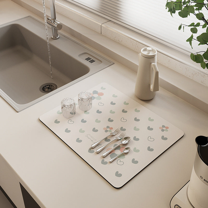 Modern Simplicity Kitchen Table Top Hydrophilic Insulation Mat - PVC, Various Colors and Sizes