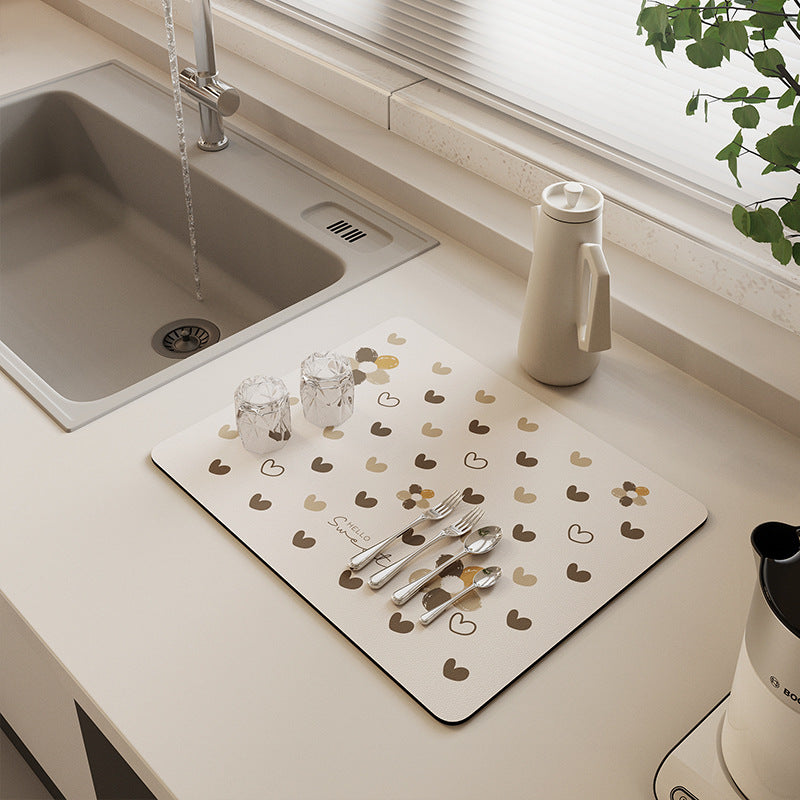 Modern Simplicity Kitchen Table Top Hydrophilic Insulation Mat - PVC, Various Colors and Sizes