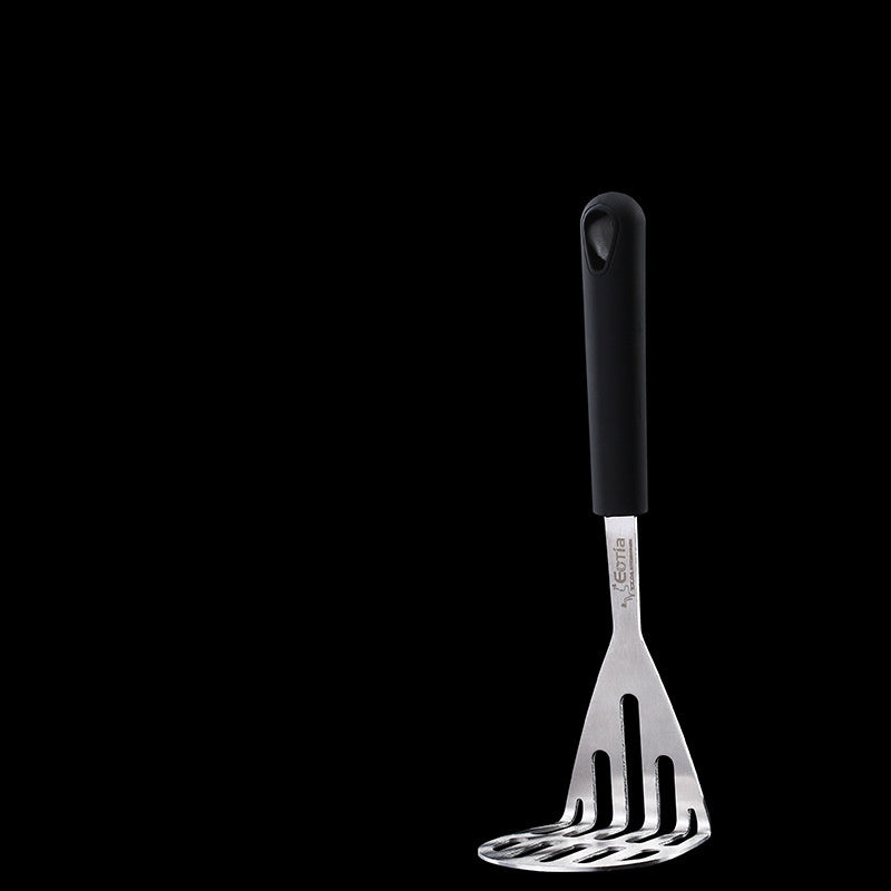 Luxury Stainless Steel Kitchen Utensils Set - 430 Stainless Steel with PP Spray Rubber Handles